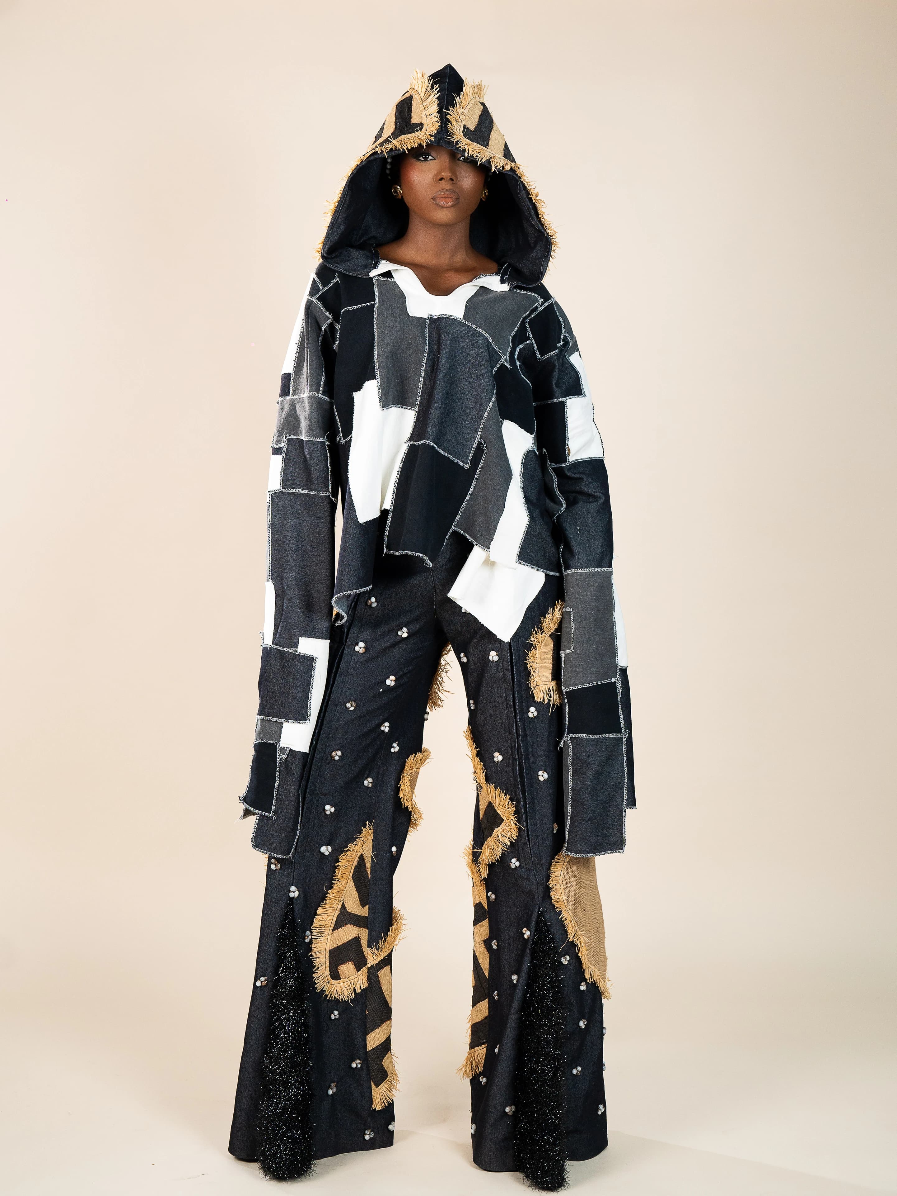 Création mode d'un talent accompagné par l'IRMA, look 3